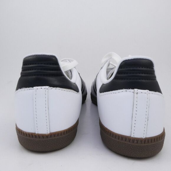 adidas Originals Women's US 5.5 Samba OG Trainers Youth 4.5 White/Black B75806 - Picture 6 of 13